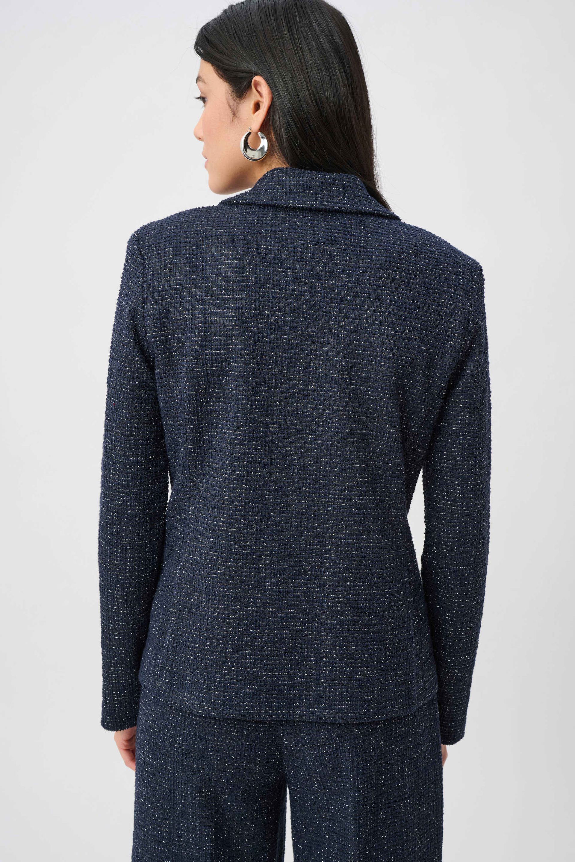 Joseph Ribkoff Lurex Boucle Fitted Blazer 263214
