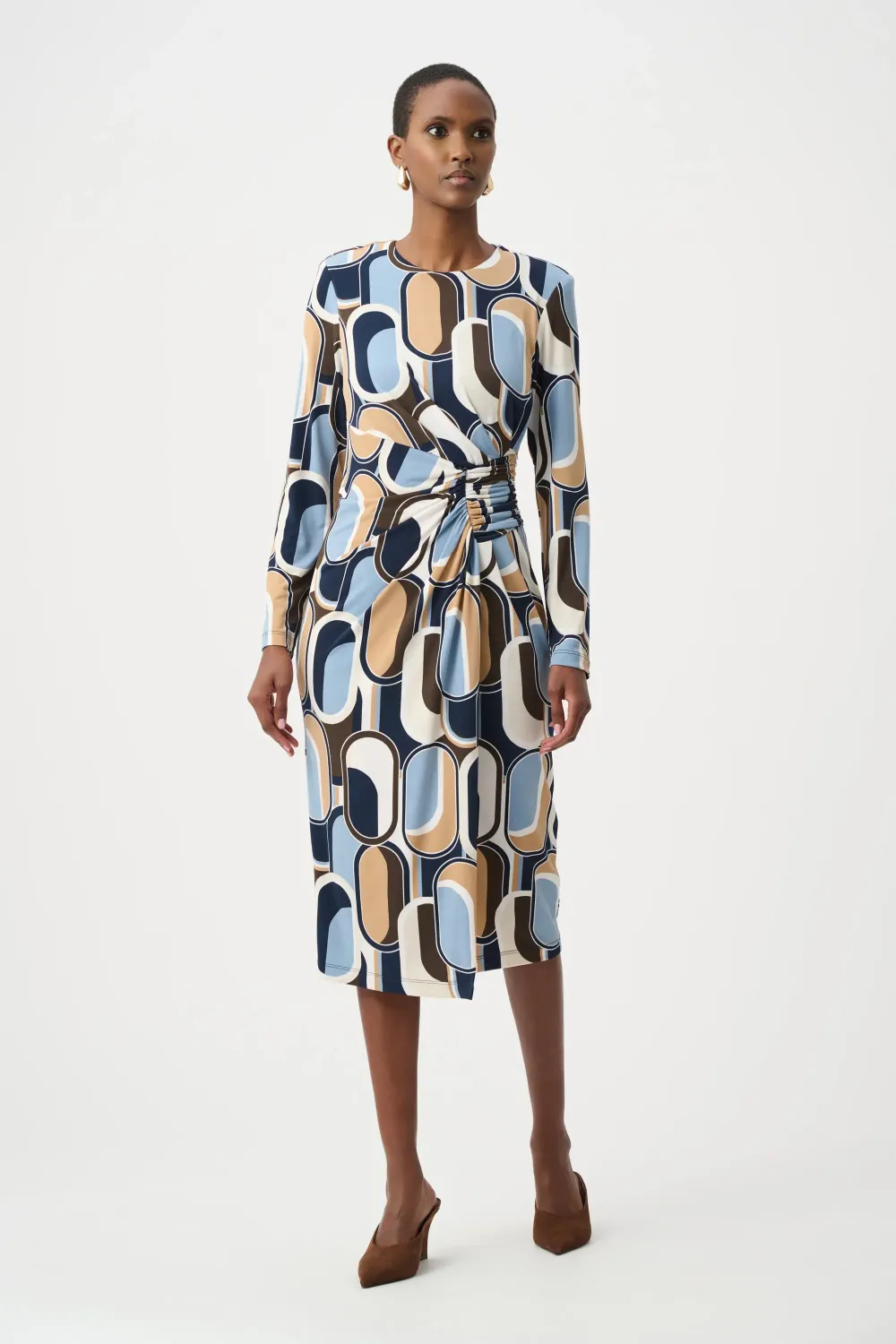 Joseph Ribkoff  Silky Knit Printed Wrap Dress 263218