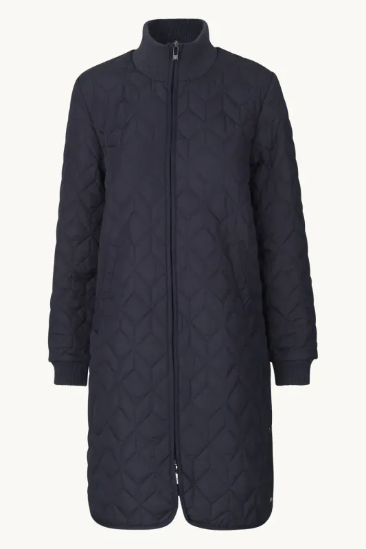 ILSE JACOBSEN Long Padded Quilt Jacket ART06