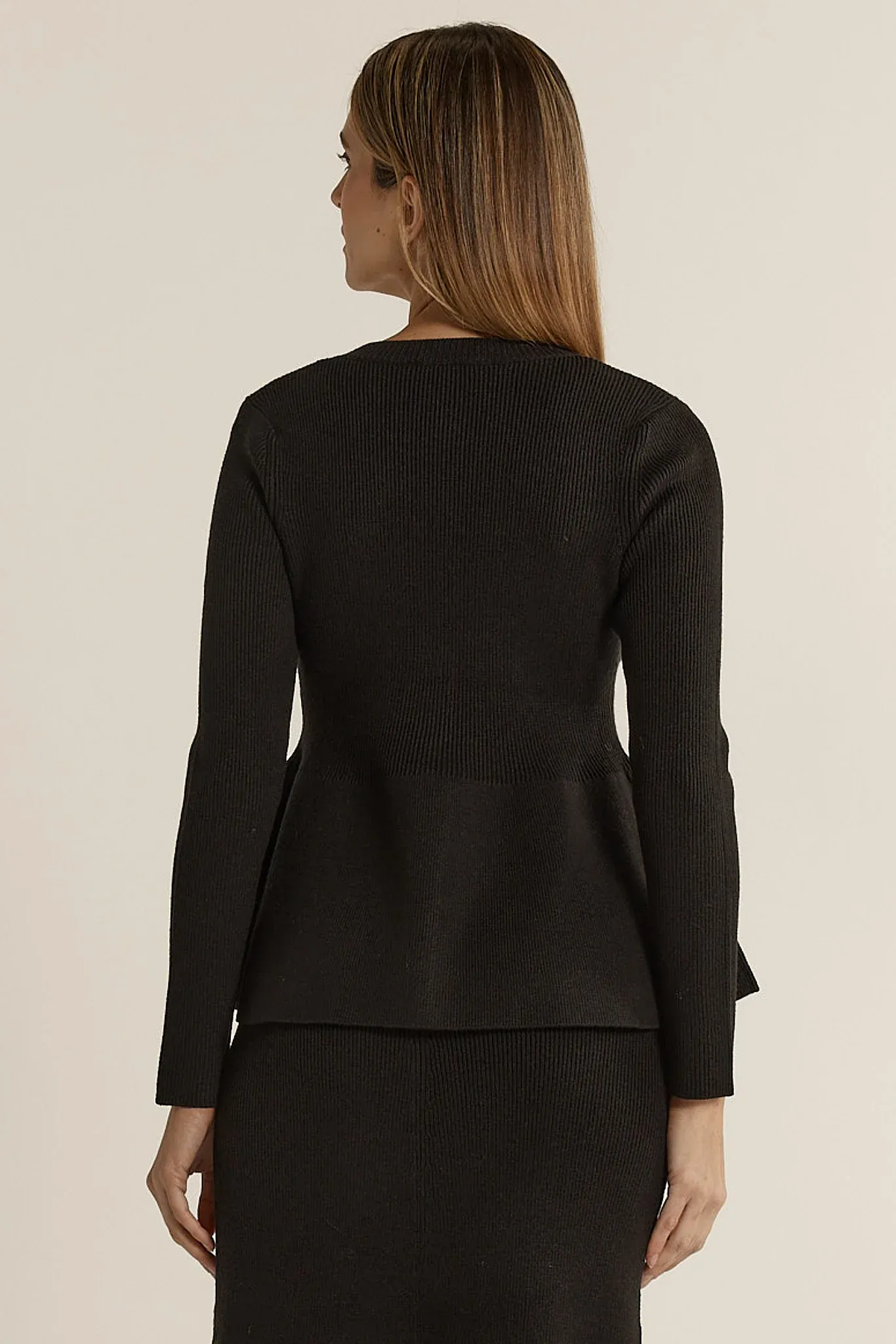 Fate+Becker Vale Peplum Cardigan 2729