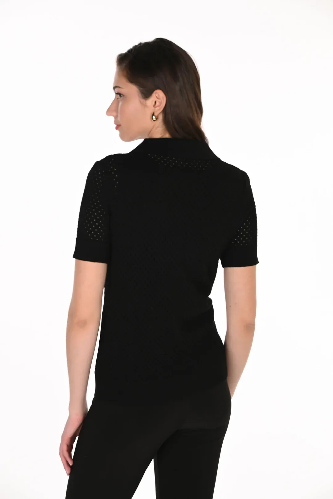 Frank Lyman Knit Top with Rhinestones 263732