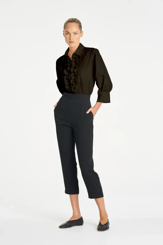 Mela Purdie Ruffle Resort Top F62180047 Black