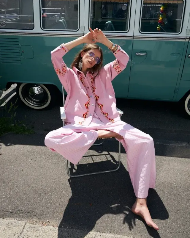 Lollys Laundry Veidall Oversized Shirt 26104-1003