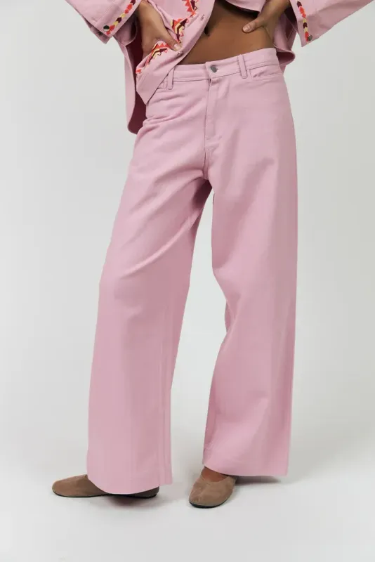 Lollys Laundry FloridaLL Pants Pink 26104-2000