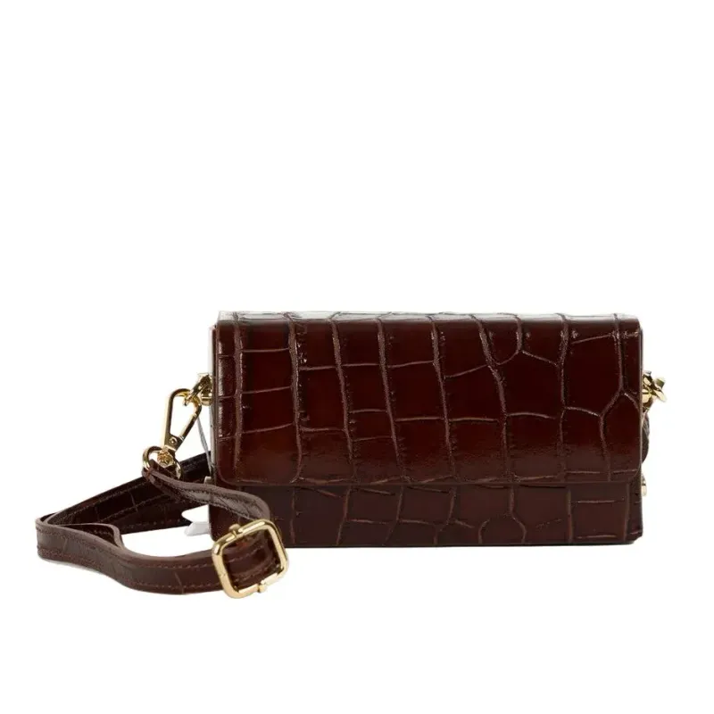 Maison Fanli Leather Clutch Brown