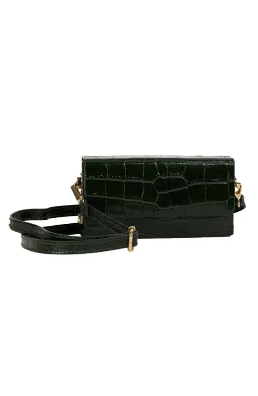 Maison Fanli Leather Clutch Black