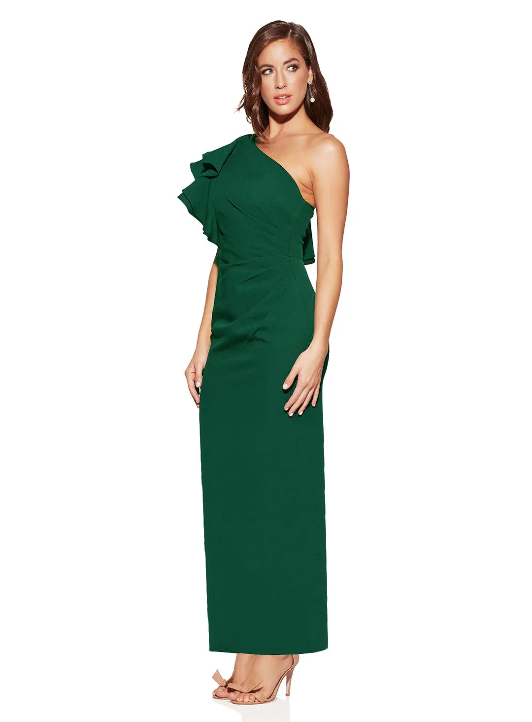 Samantha Rose Nicolette Pencil Dress Forest Green SR278