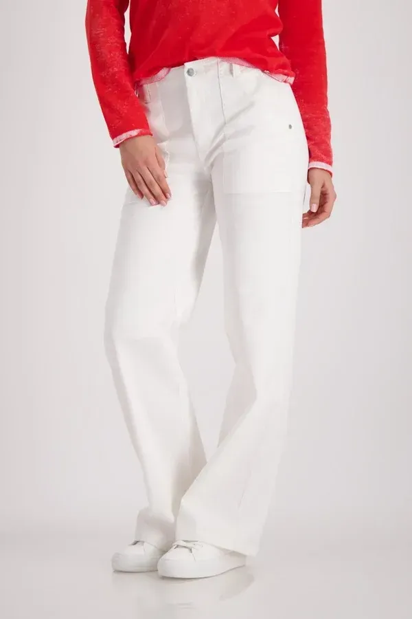 Monari Off White Jeans 410342MNR