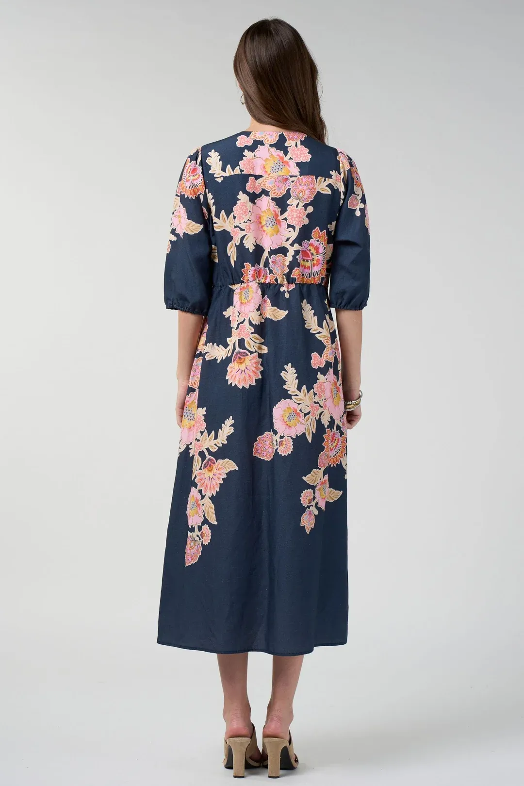 Loobie's Story Indigo Multi Mirissa Shirt Dress LA3349