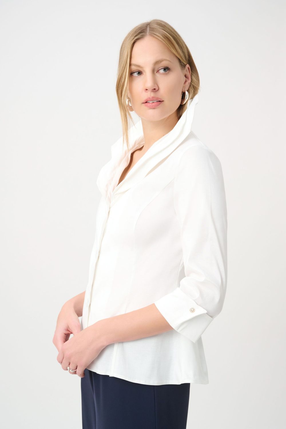 Joseph Ribkoff Double Lapel Collar Blouse 264719