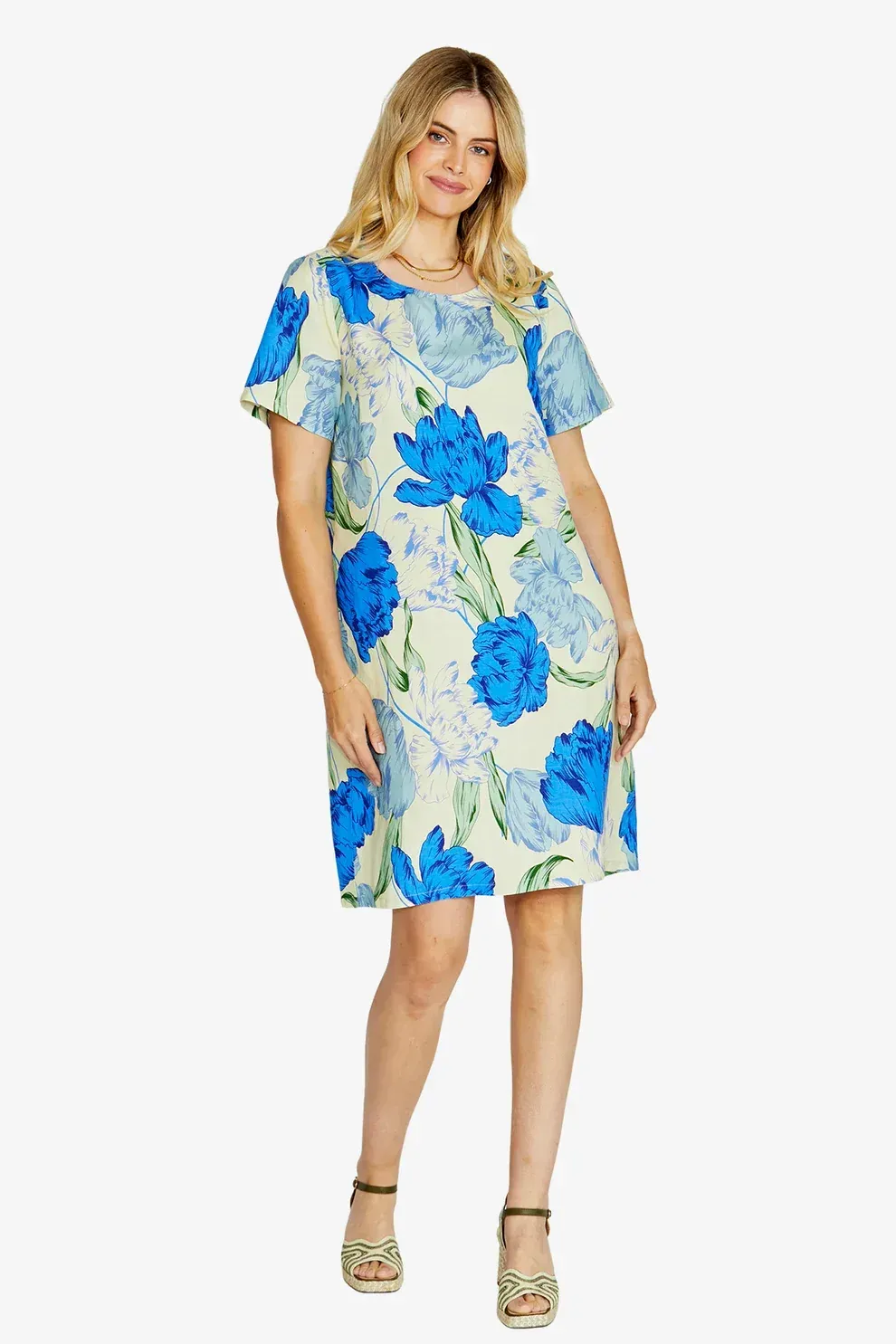 Ping Pong Tessa Shift Dress Santorini