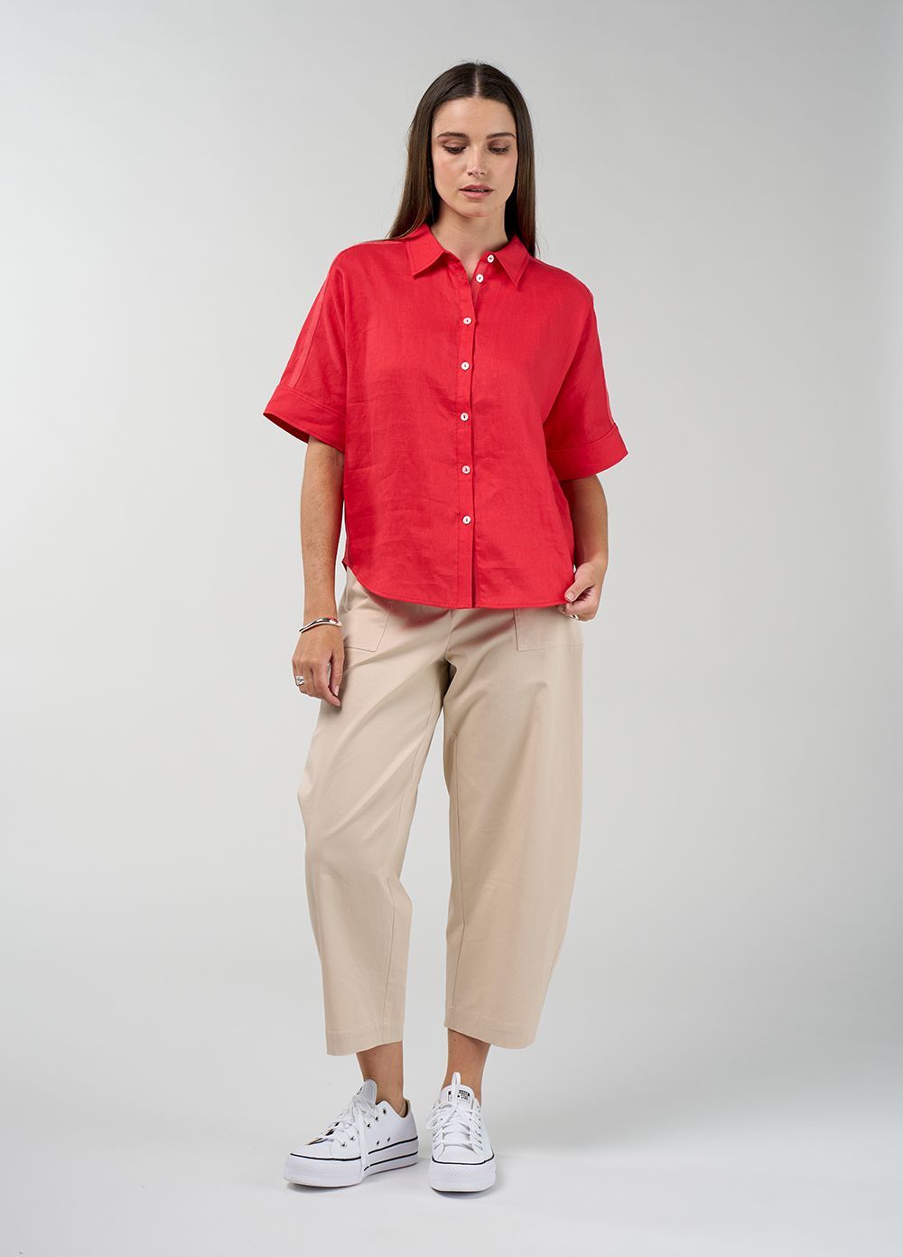 Madly Sweetly Cove Shirt Poppy MS1952