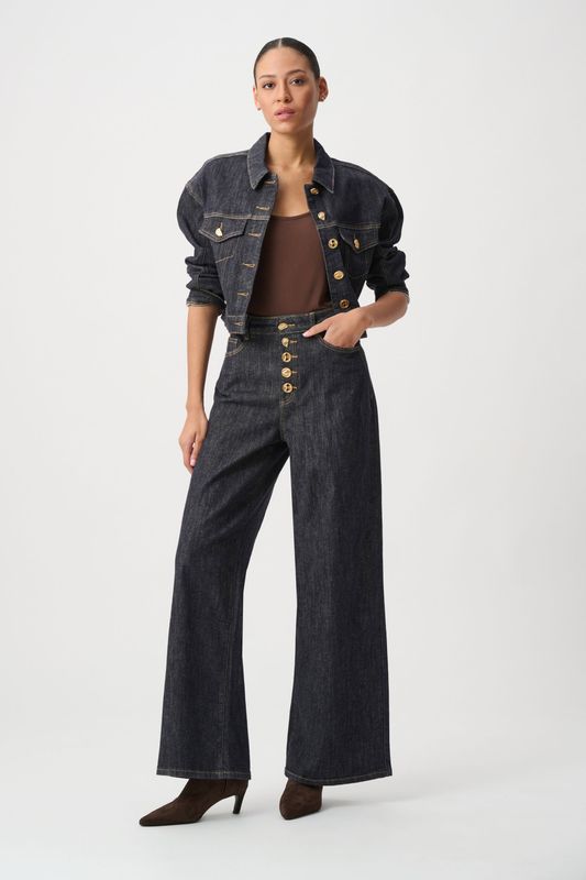 Joseph Ribkoff Statement High Rise Palazzo Jeans  264901