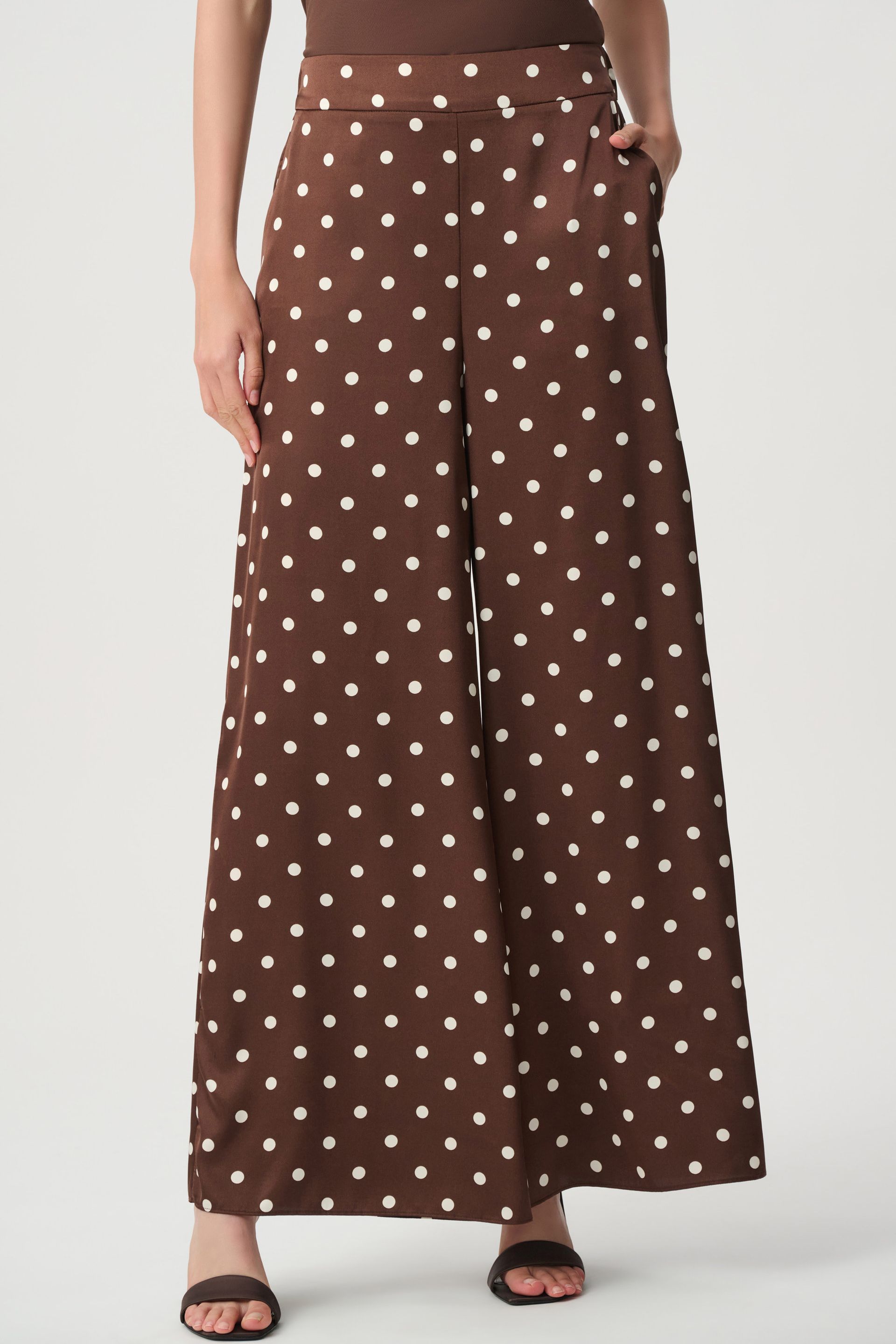 Joseph Ribkoff Polka Dot Wide Leg Pants 271162