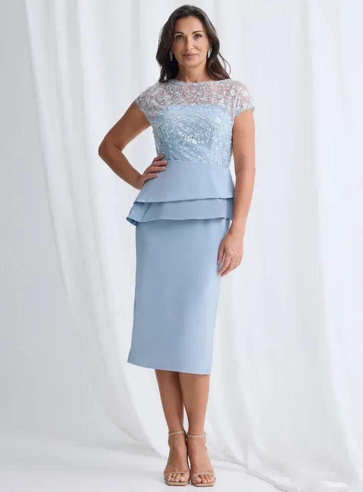 Trellis Lane Tania Peplum Midi TL1165