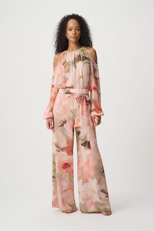 Joseph Ribkoff Floral Chiffon Wide Legged Pants 271755