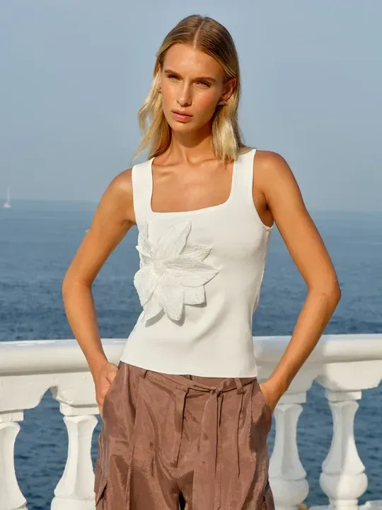 Fate+Becker Ingrid Applique Tank FA19063