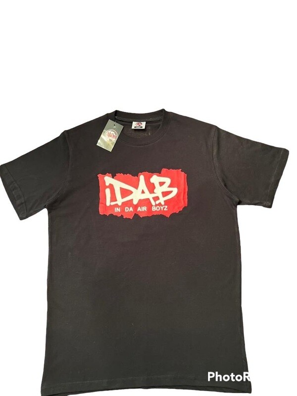 BLACK InDaAirBoyz Limited Edition GRAPHIC DESIGN 100% COTTON SHIRT