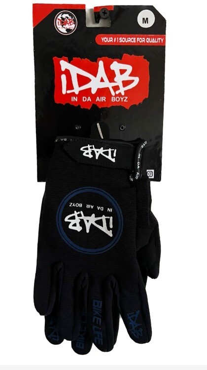 BLACK InDaAirBoyz Limited Edition GRAPHIC DESIGN GLOVES