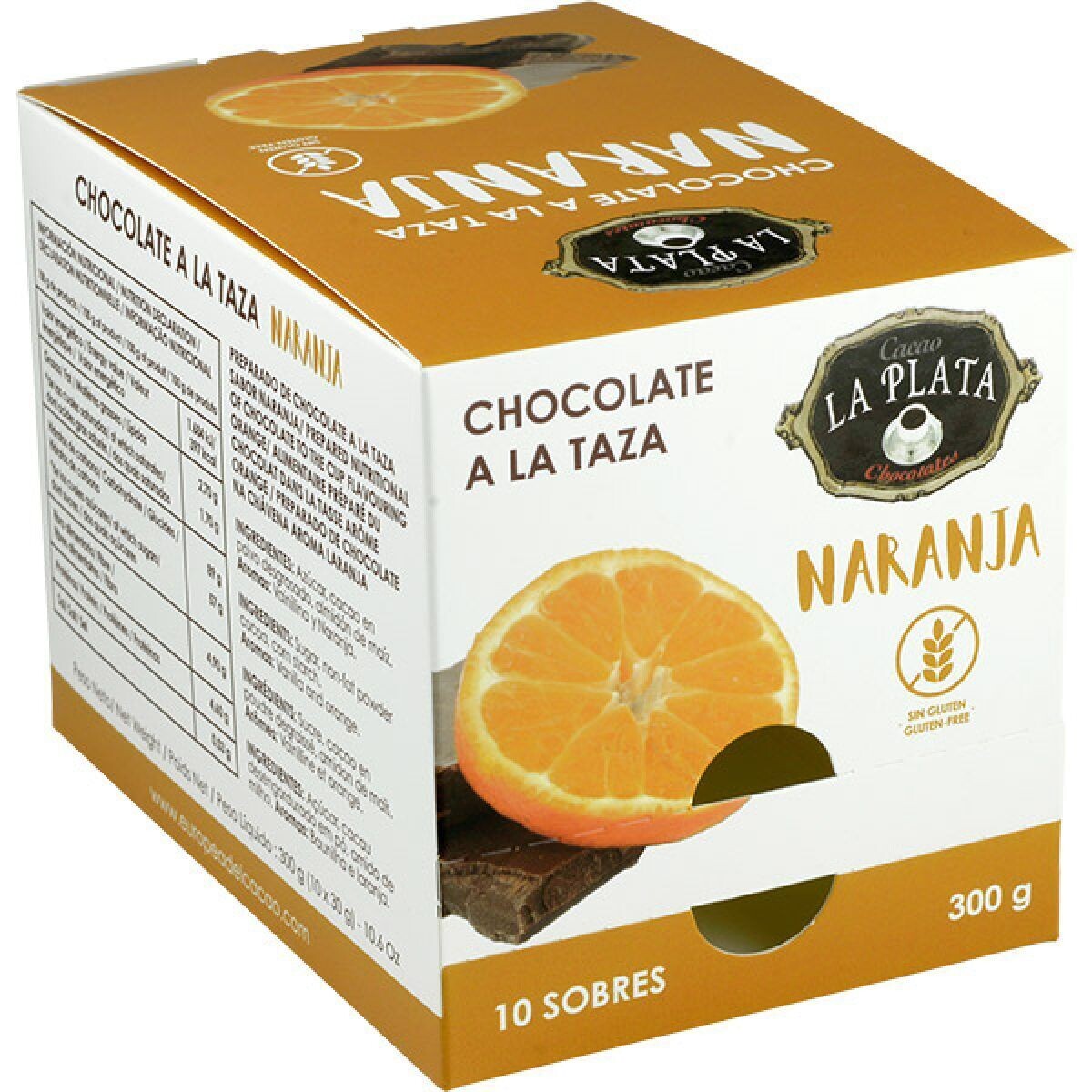 Chocolate a la Taza Naranja