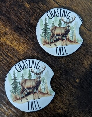 Chasing Tail Car Coaster Set