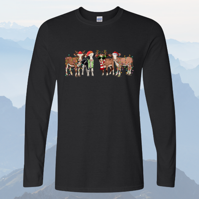 Cow Christmas Long Sleeve