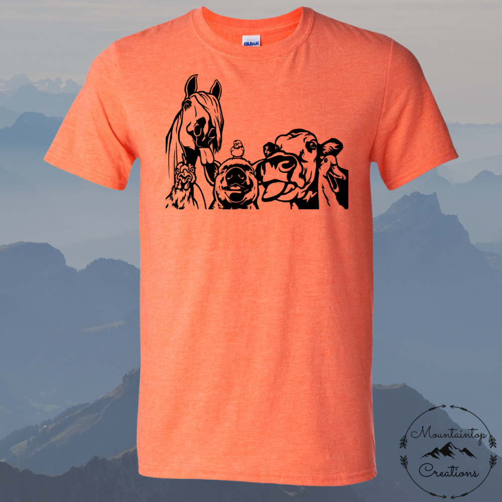 Goofy Farm Animal Tee