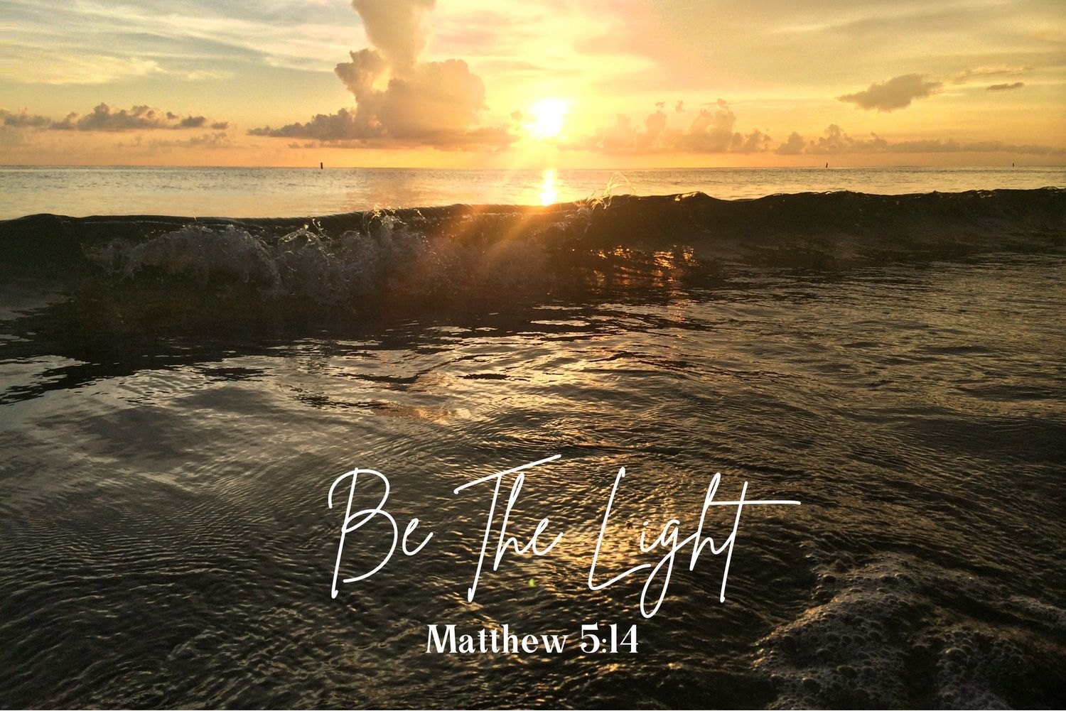 Be the Light Cutting Board
