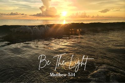 Be the Light Cutting Board