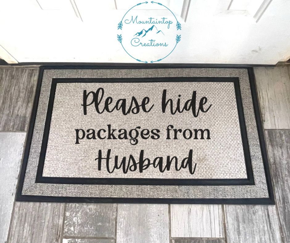 Please Hide Packages Doormat