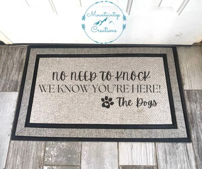 No Need To Knock Doormat