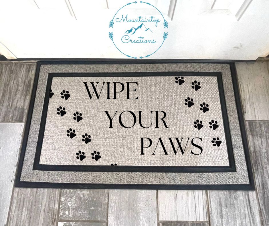 Wipe Your Paws Doormat