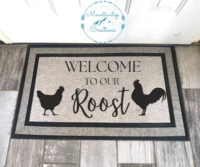 Welcome To Our Roost Doormat