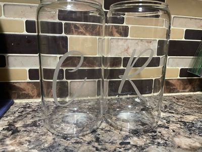 Personalized Glass Cup
