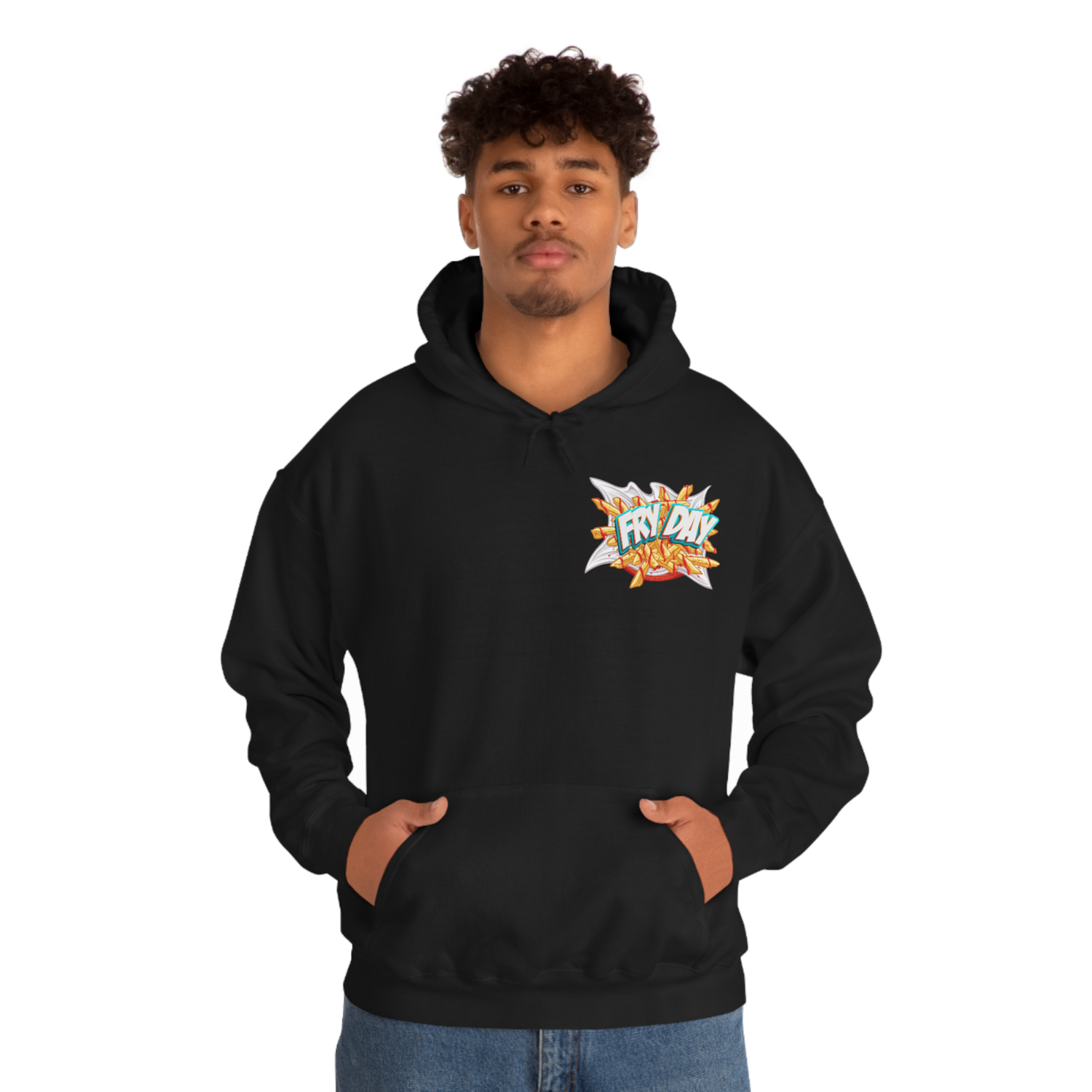 Black FryDay Loaded Comfort Hoodie