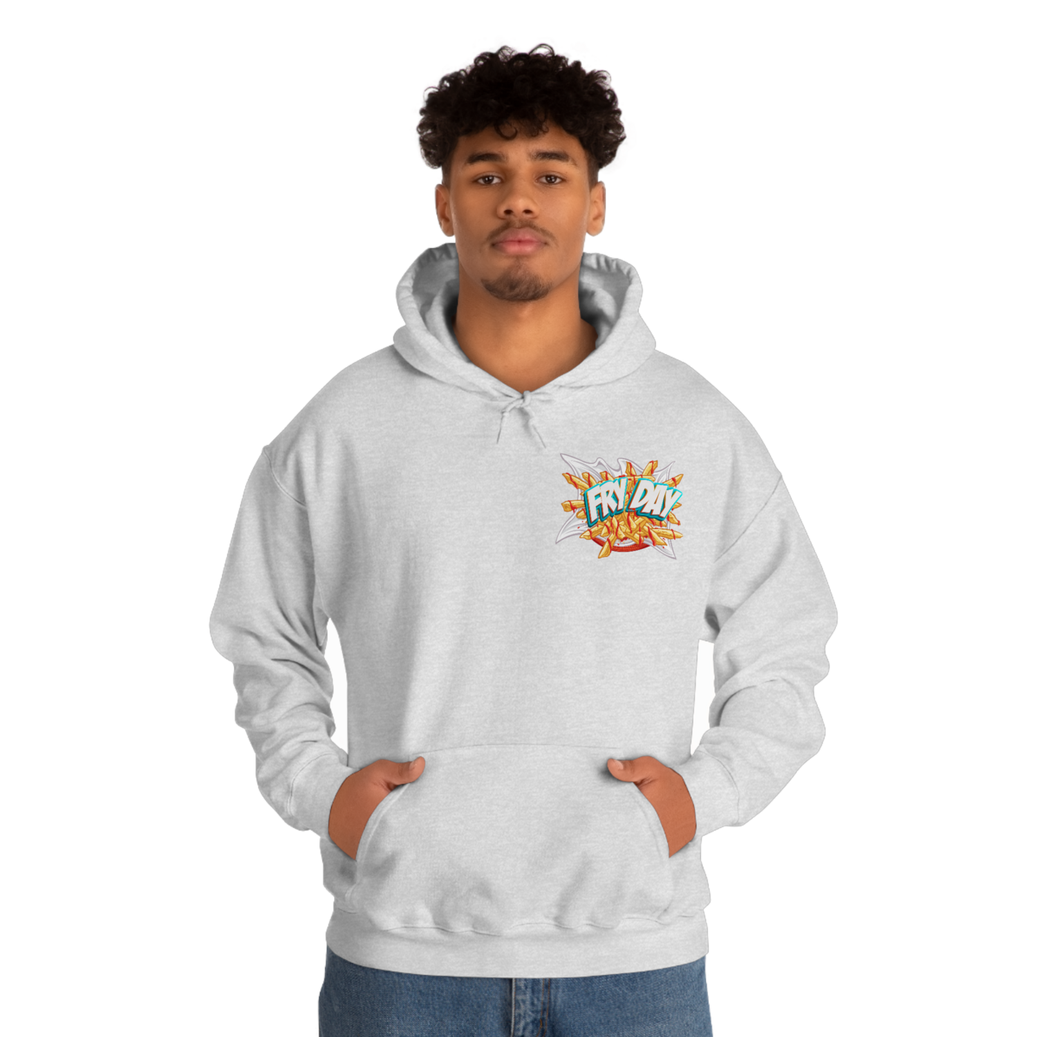 Ash Grey FryDay Loaded Comfort Hoodie