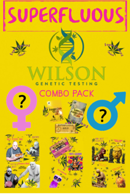 5 x Wilson genitics gender test/ 1 x (5) seed pack combo