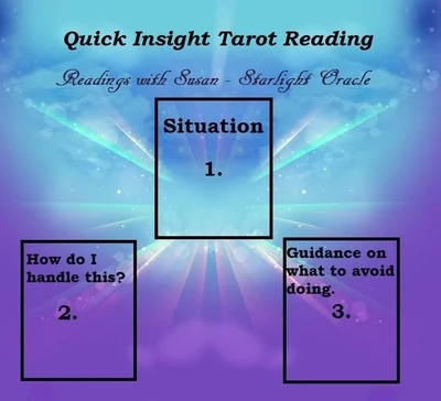 Quick Insight 3 Card Tarot Video Reading - Help with a specific situation.