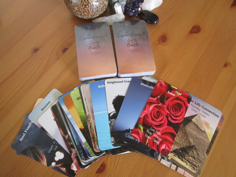 Cosmic Omens &amp; Signs Oracle Card Deck by Susan Rodio
