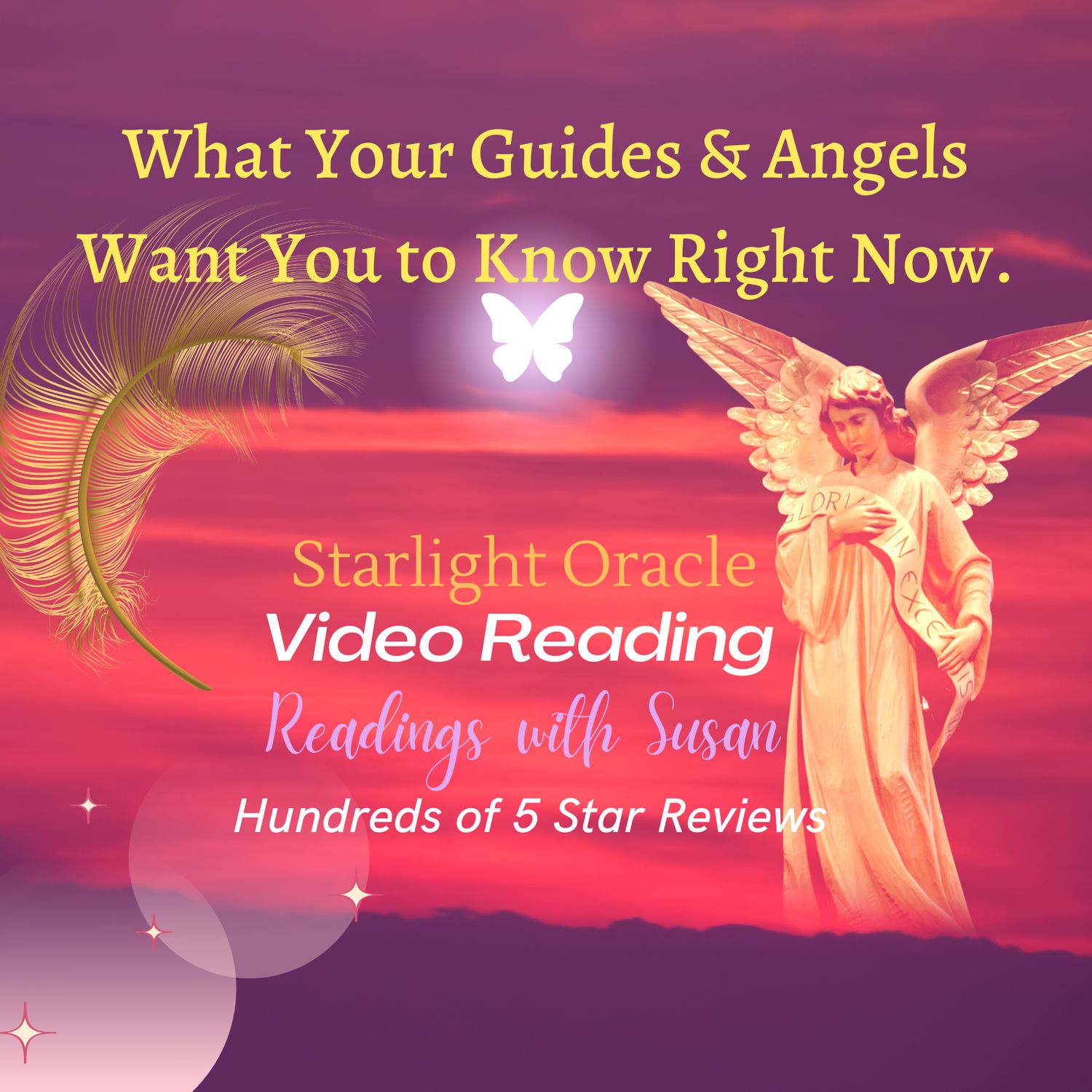 Messages from your Angels &amp; Spirit Guides Video Reading 25 - 30 min Video