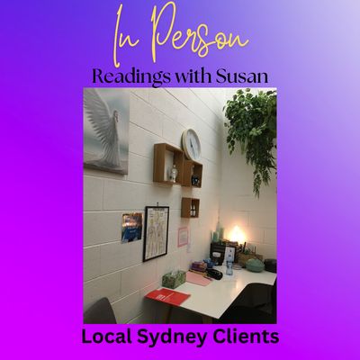 In Person Readings in Sydney. In Person Readings in Sydney.