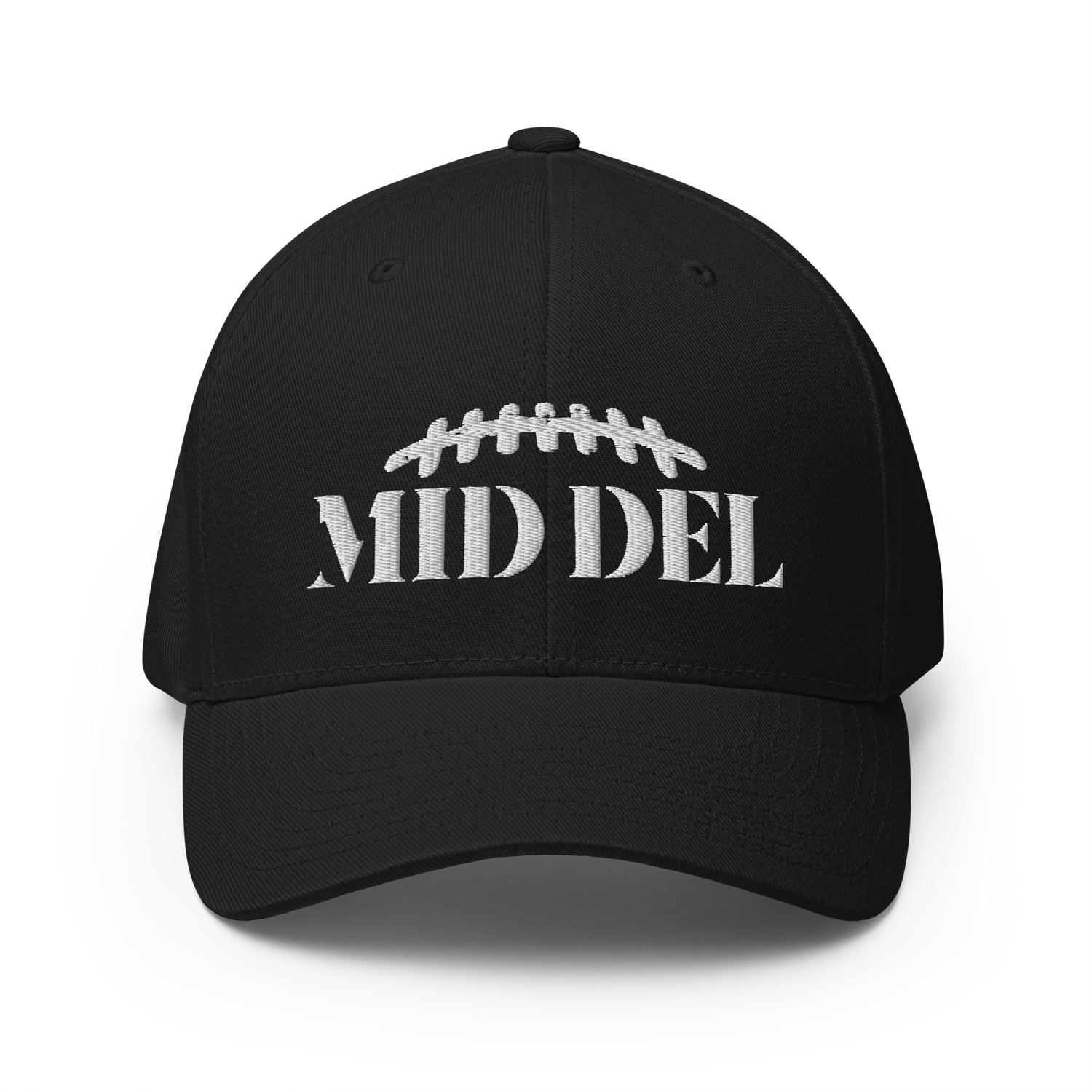  Mid Del Football - Fitted Twill Hat