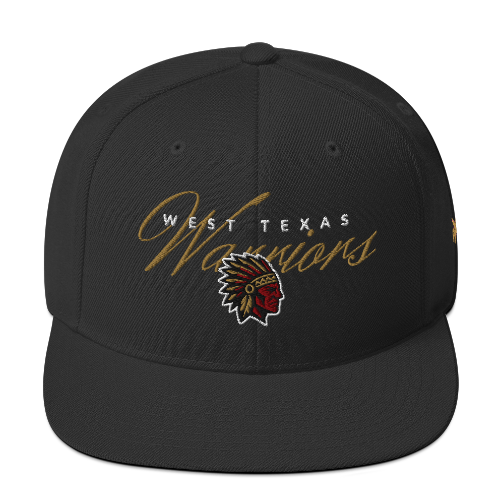 West Texas Warriors - Script Snapback Hat