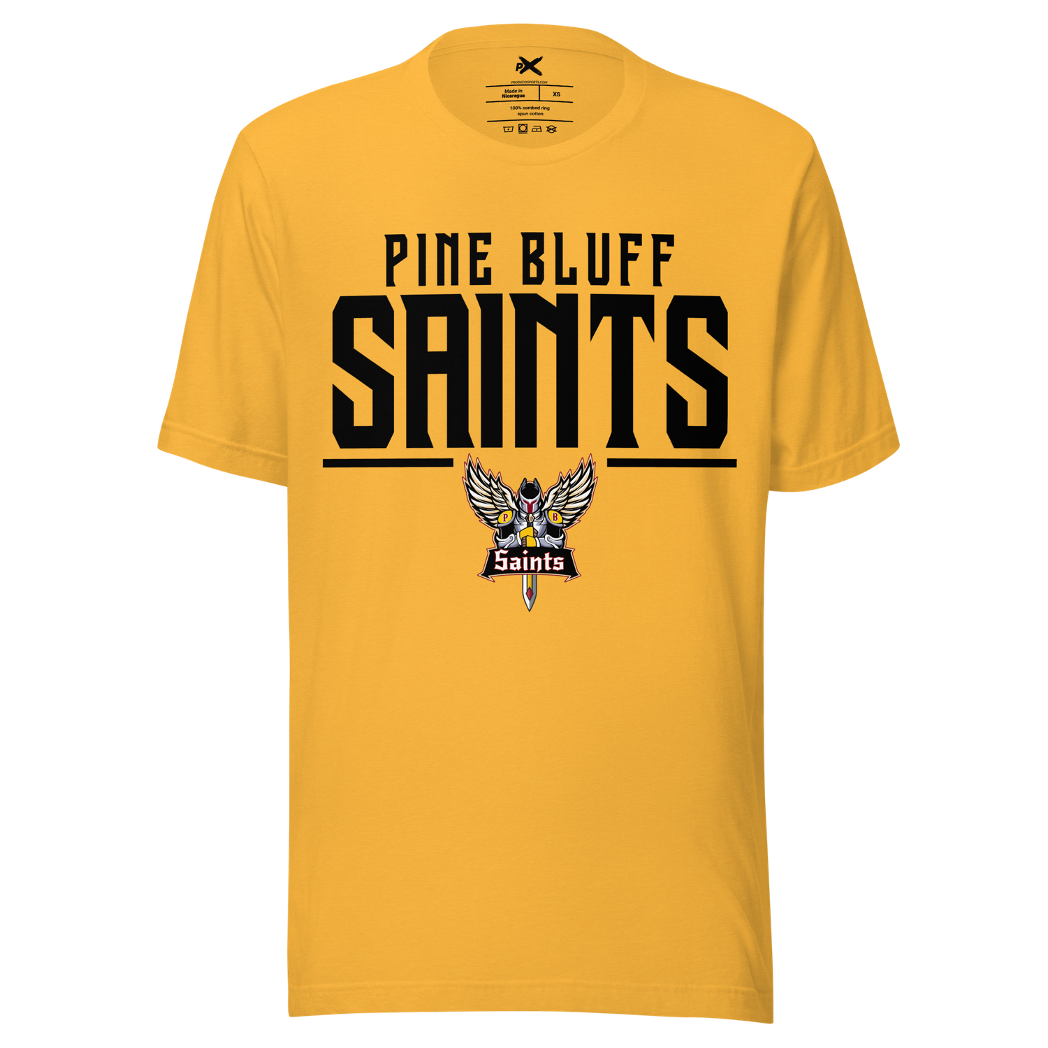 Pine Bluff Saints Sharp Font Tee