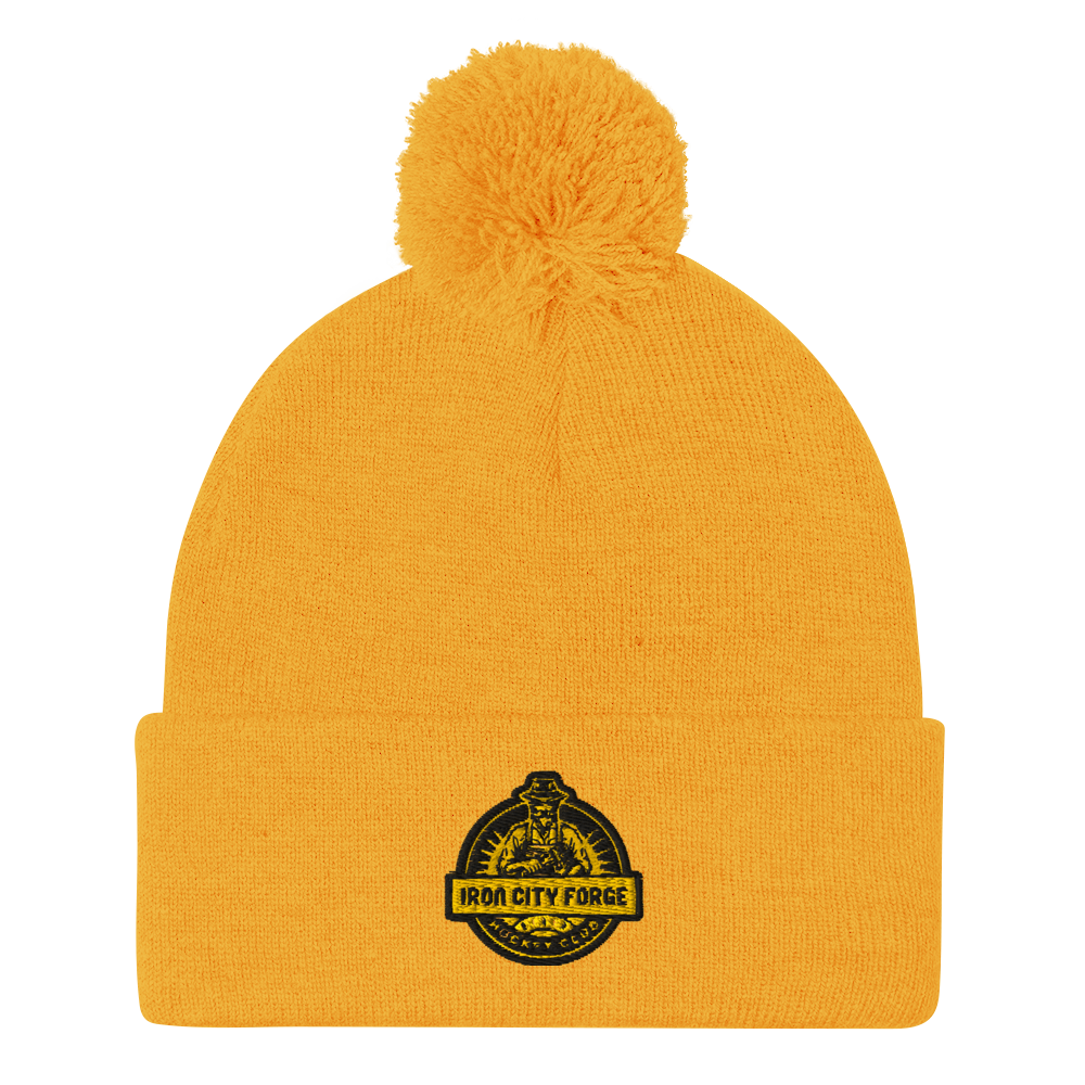 Iron City Forge Pom Beanie