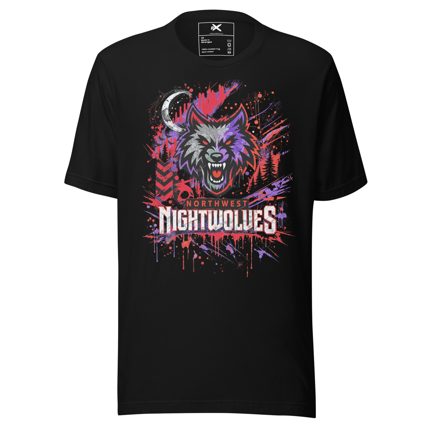 DFA - Northwest Nightwolves - Grunge Graphic Tee 