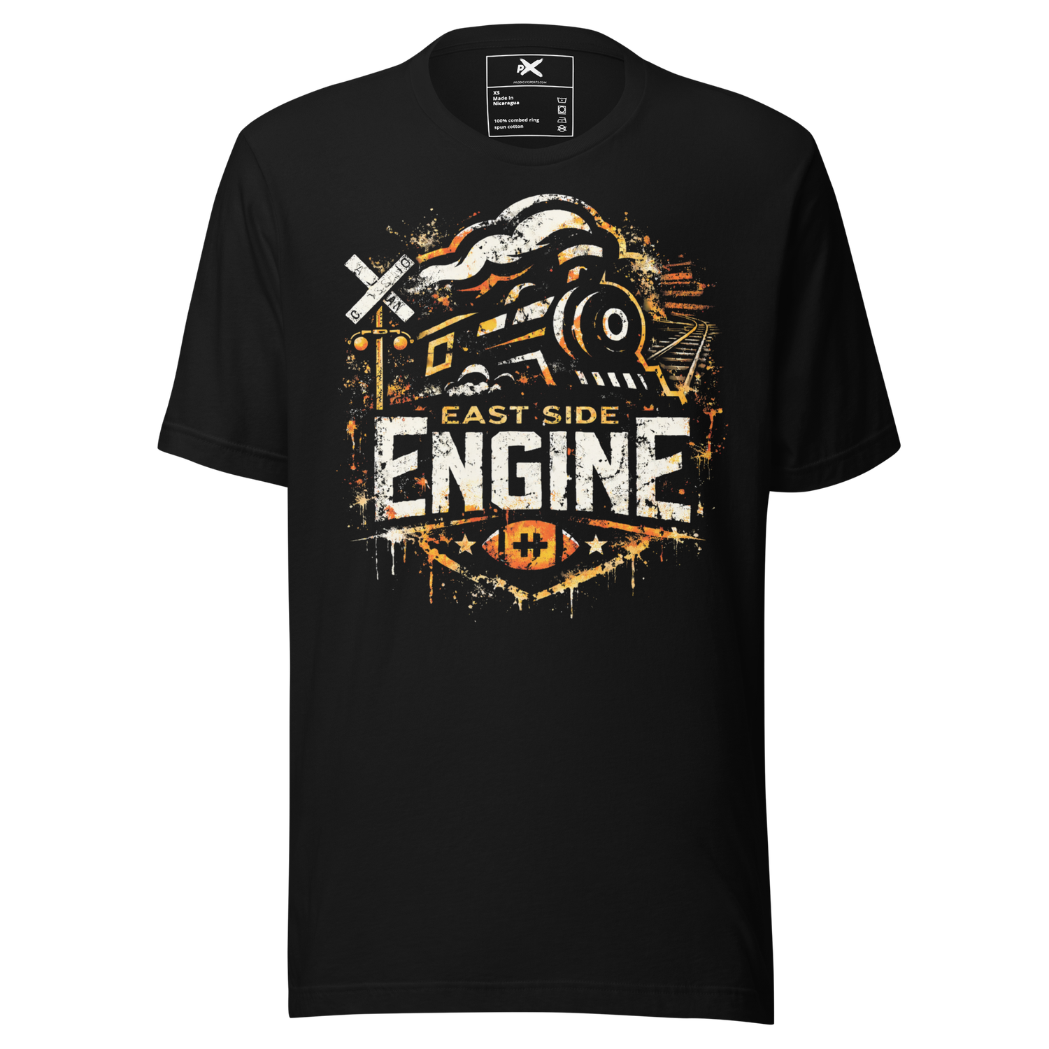 DFA - East Side Engine - Grunge Graphic Tee 