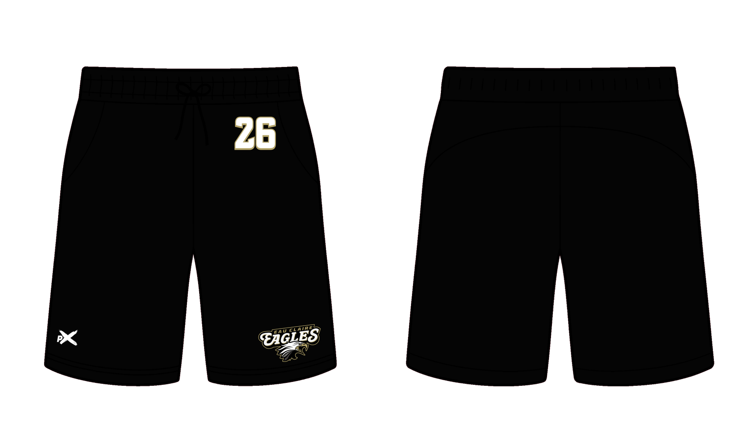 Eau Claire Eagles - Football Pocket Shorts