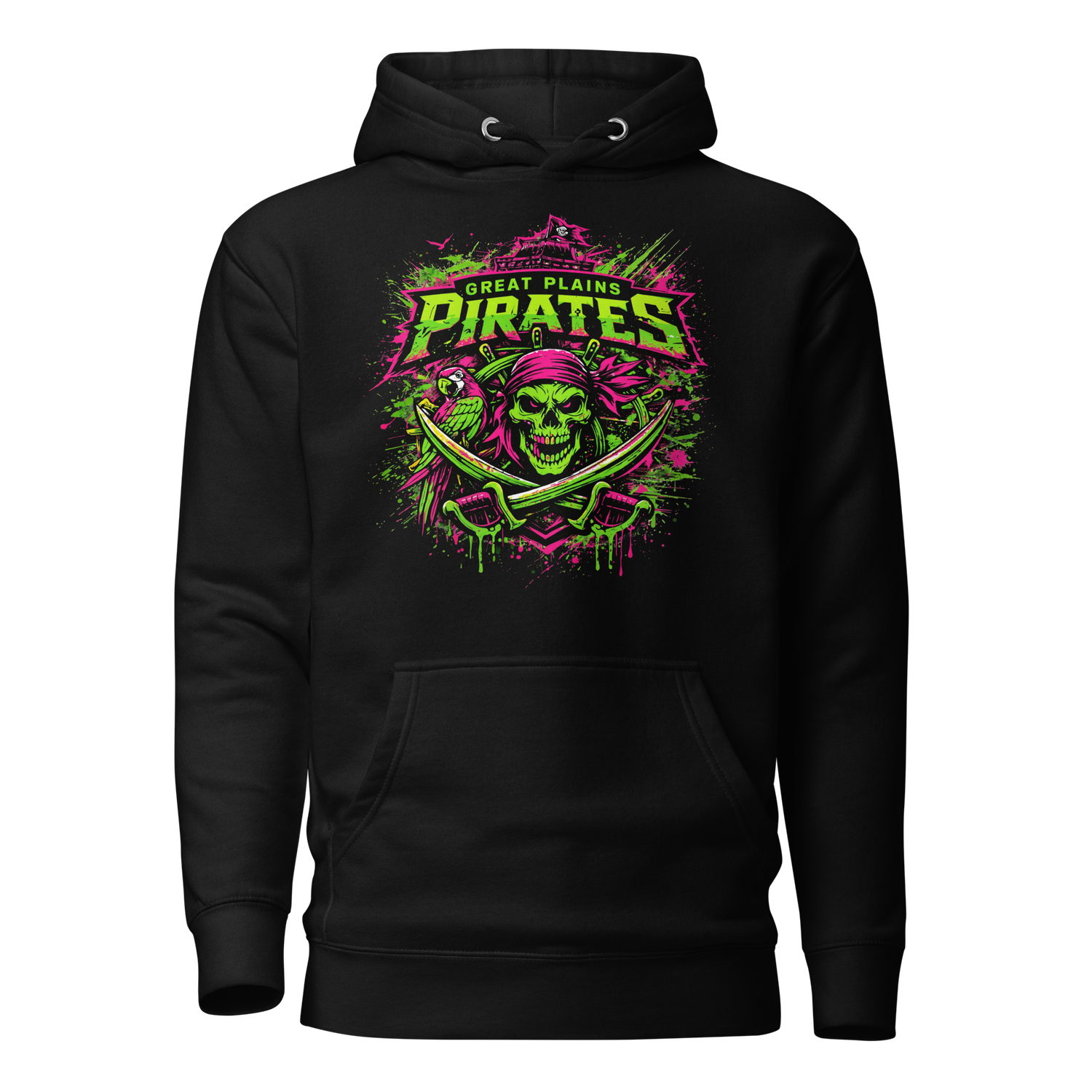Great Plains Pirates - Grunge Hoodie
