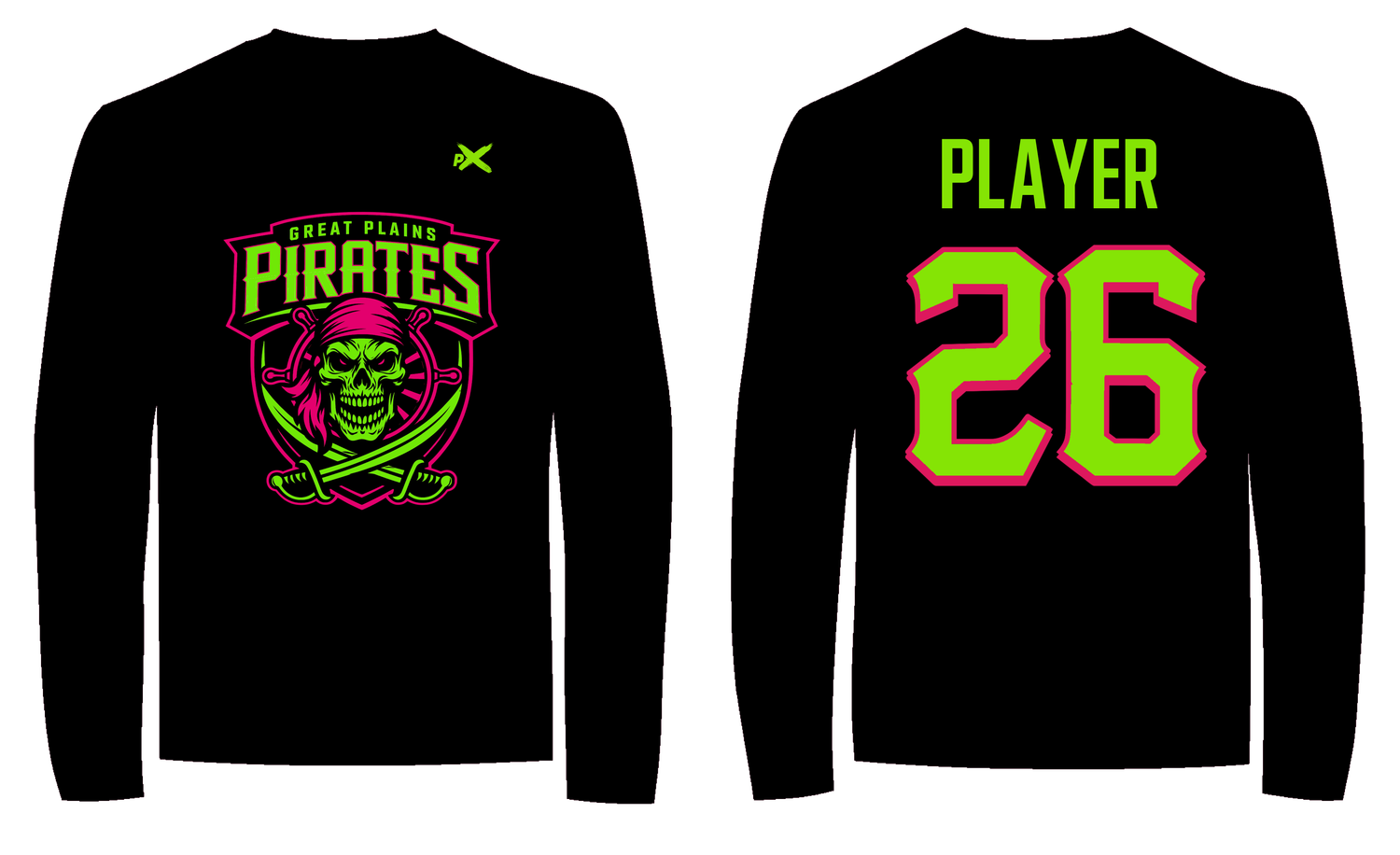 Great Plains Pirates - Performance Long Sleeve